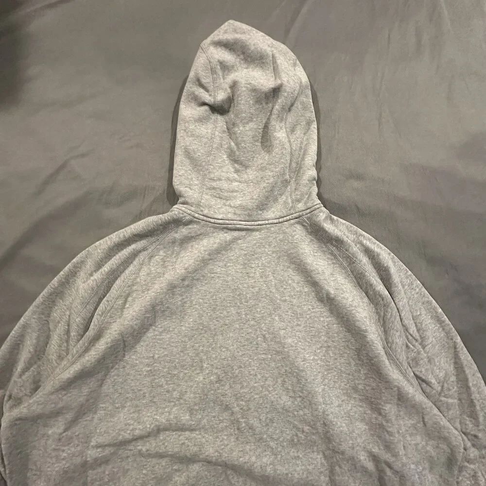 Air Jordan Hoodie Mens 2XL Full Zip Jumpman Logo Gray Fleece Mock Neck